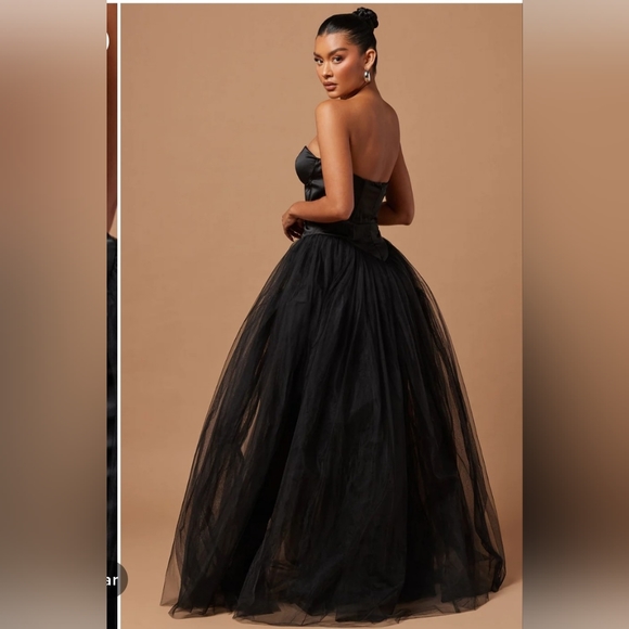 Black Tulle Dress - Picture 2 of 2